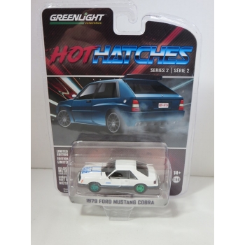 Greenlight 1:64 HH2 - Ford Mustang Cobra 1979 white GREEN MACHINE